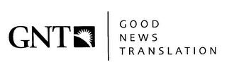 GNT GOOD NEWS TRANSLATION logo