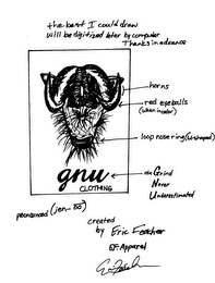 GNU CLOTHING logo