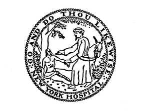 GO AND DO THOU LIKEWISE NEW YORK HOSPITAL logo