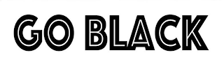 GO BLACK logo