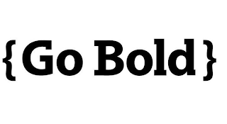 GO BOLD logo