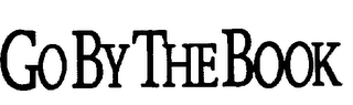 GO BY THE BOOK logo