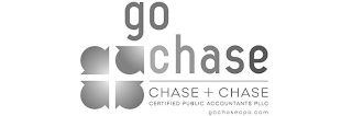GO CHASE CHASE + CHASE CERTIFIED PUBLIC ACCOUNTANTS PLLC GOCHASECPA.COM logo
