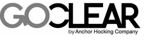 GO CLEAR BY ANCHOR HOCKING COMPANY logo