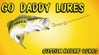 GO DADDY LURES CUSTOM HYBRID LURES logo