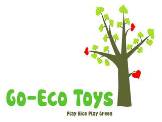 GO-ECO TOYS PLAY NICE PLAY GREEN logo
