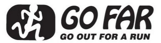 GO FAR GO OUT FOR A RUN logo