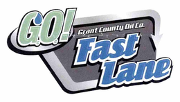 G.O.! FAST LANE GRANT COUNTY OIL CO. logo