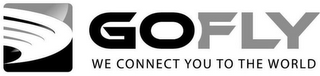 GO FLY WE CONNECT YOU TO THE WORLD logo