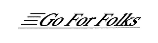 GO FOR FOLKS logo