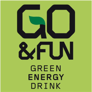 GO & FUN GREEN ENERGY DRINK logo