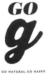 GO G GO NATURAL, GO HAPPY logo