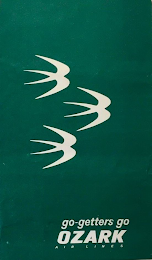 GO-GETTERS GO OZARK AIR LINES logo