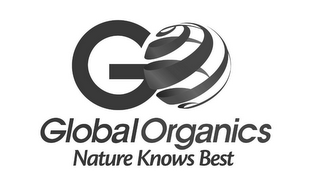 GO GLOBAL ORGANICS NATURE KNOWS BEST logo