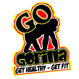 GO GORILLA GET HEALTHY - GET FIT logo