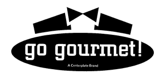 GO GOURMET! A CENTERPLATE BRAND logo