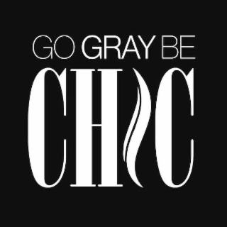 GO GRAY BE CHIC logo