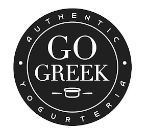 GO GREEK AUTHENTIC YOGURTERIA logo