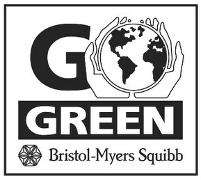 GO GREEN BRISTOL-MYERS SQUIBB logo