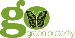 GO GREEN BUTTERFLY logo