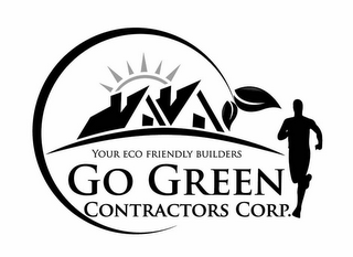 GO GREEN CONTRACTORS CORP YOUR ECO FRIENDLY BUILDERS logo