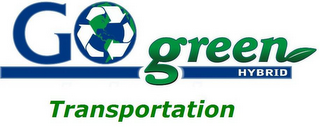 GO GREEN HYBRID TRANSPORTATION logo