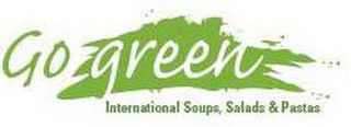 GO GREEN INTERNATIONAL SOUPS, SALADS & PASTAS logo