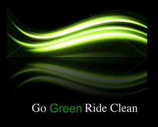 GO GREEN RIDE CLEAN logo