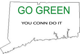 GO GREEN YOU CONN DO IT logo