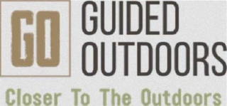 GO GUIDED OUTDOORS CLOSER TO THE OUTDOORS logo