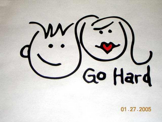 GO HARD 01.27.2005 logo