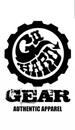GO HARD GEAR AUTHENTIC APPAREL logo