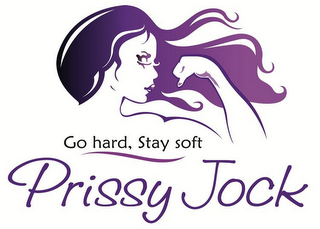 GO HARD, STAY SOFT PRISSY JOCK logo