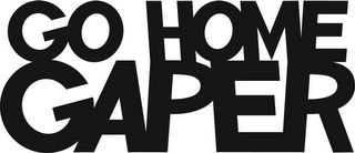 GO HOME GAPER logo