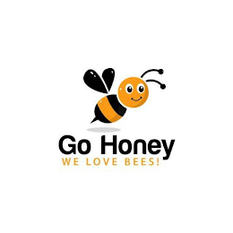 GO HONEY WE LOVE BEES! logo