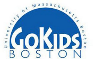GO KIDS BOSTON UNIVERSITY OF MASSACHUSETTS BOSTON logo