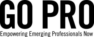 GO PRO EMPOWERING EMERGING PROFESSIONALS NOW logo