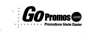 GO PROMOS.COM PROMOTIONS MADE EASIER logo