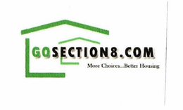 GO SECTION8.COM MORE CHOICES...BETTER HOUSING logo