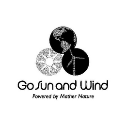 GO SUN AND WIND POWERED BY MOTHER NATURE logo