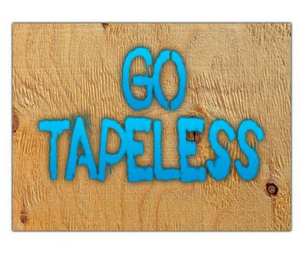 GO TAPELESS logo