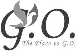G.O. THE PLACE TO G.O. logo