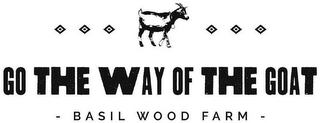 GO THE WAY OF THE GOAT BASIL WOOD FARM logo