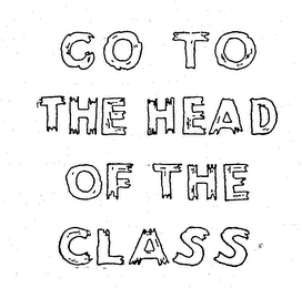 GO TO THE HEAD OF THE CLASS logo
