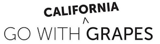 GO WITH CALIFORNIA GRAPES logo