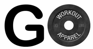 GO WORKOUT APPAREL 10 LBS logo