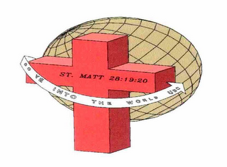 GO YE INTO THE WORLD UBC ST. MATT 28:19:20 logo