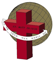 GO YE INTO THE WORLD UBC ST. MATT 28:19:20 logo