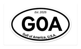 GOA EST. 2025 GULF OF AMERICA, U.S.A. logo