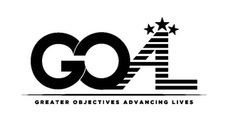 GOAL GREATER OBJECTIVES ADVANCING LIVES logo